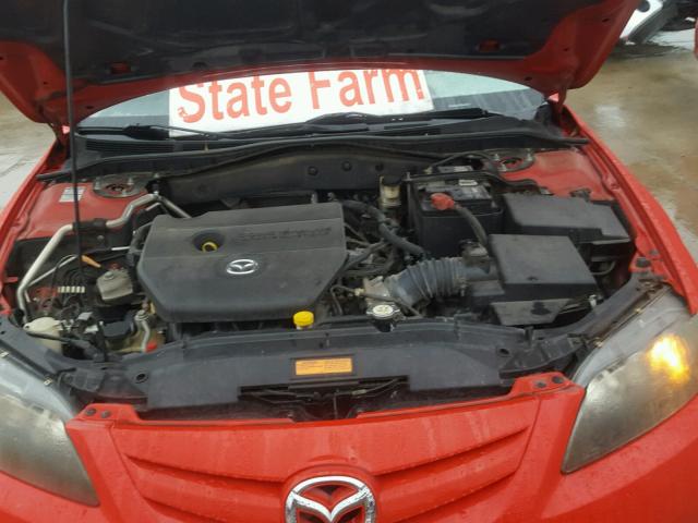 1YVHP80C385M10601 - 2008 MAZDA 6 I RED photo 7