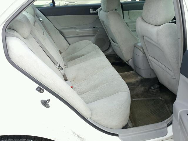 5NPEU46F37H275369 - 2007 HYUNDAI SONATA SE WHITE photo 6