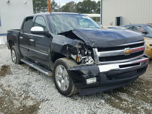 3GCPCSE09BG219029 - 2011 CHEVROLET SILVERADO BLACK photo 1