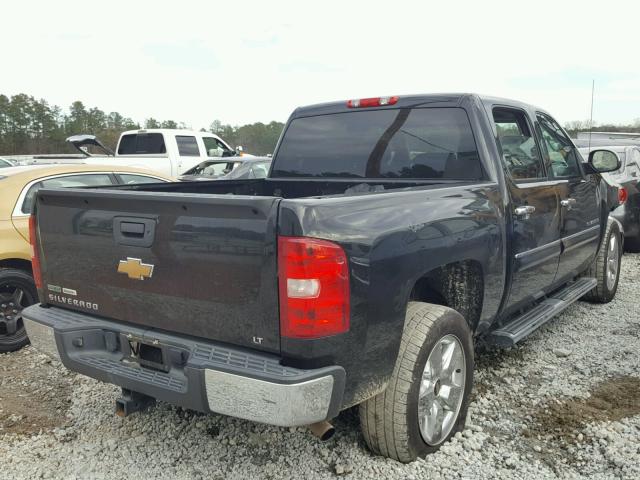 3GCPCSE09BG219029 - 2011 CHEVROLET SILVERADO BLACK photo 4