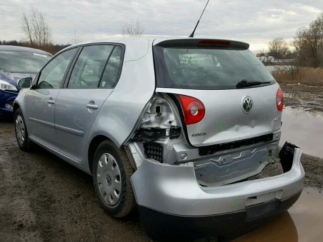 WVWDA71K39W000558 - 2009 VOLKSWAGEN RABBIT SILVER photo 3