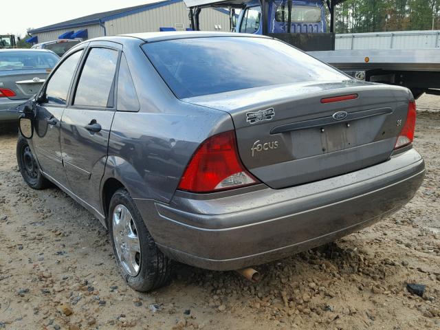 1FAFP34334W174844 - 2004 FORD FOCUS SE C GRAY photo 3