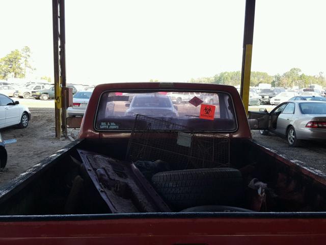 1FTCF15NXGNA65537 - 1986 FORD F150 RED photo 6