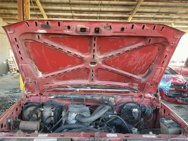 1FTCF15NXGNA65537 - 1986 FORD F150 RED photo 7