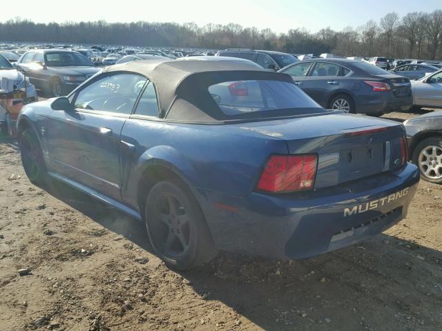 1FAFP4440XF175937 - 1999 FORD MUSTANG BLUE photo 3