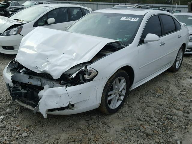 2G1WC5E38D1102683 - 2013 CHEVROLET IMPALA LTZ WHITE photo 2