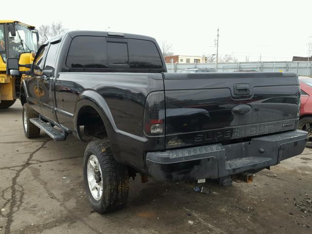 1FT7W3B62BEB29783 - 2011 FORD F350 SUPER BLACK photo 3