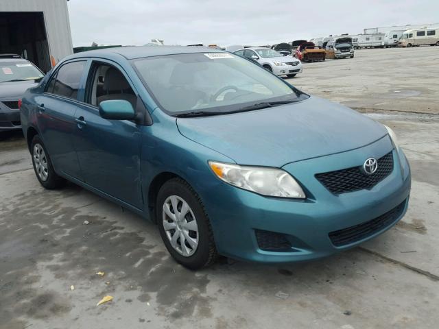 2T1BU4EE0AC381655 - 2010 TOYOTA COROLLA BA GREEN photo 1