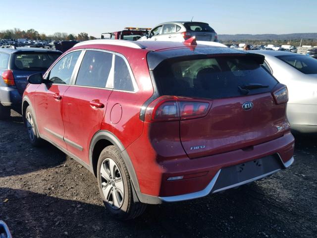 KNDCB3LC2J5112513 - 2018 KIA NIRO FE RED photo 3