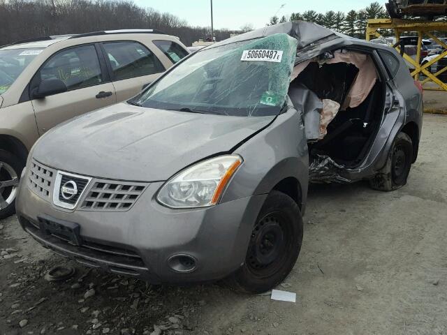 JN8AS58V68W412299 - 2008 NISSAN ROGUE S GRAY photo 2