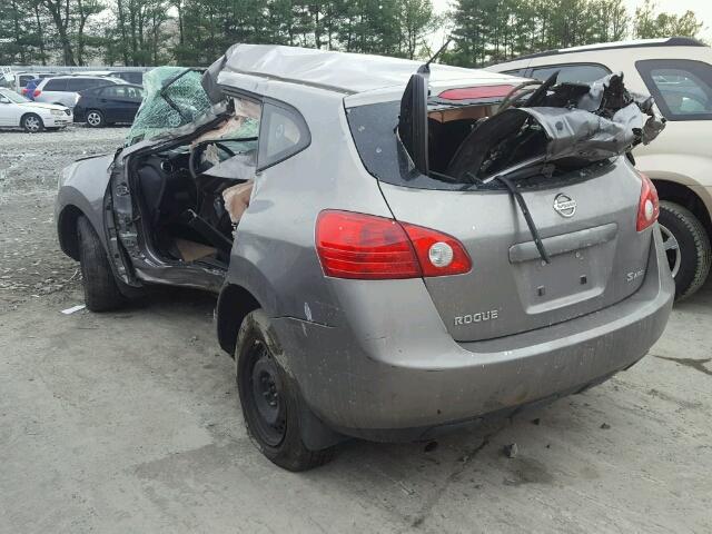 JN8AS58V68W412299 - 2008 NISSAN ROGUE S GRAY photo 3