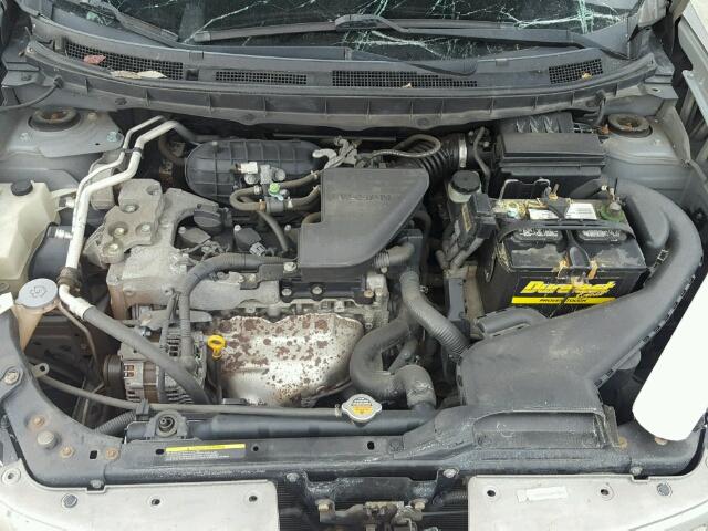 JN8AS58V68W412299 - 2008 NISSAN ROGUE S GRAY photo 7