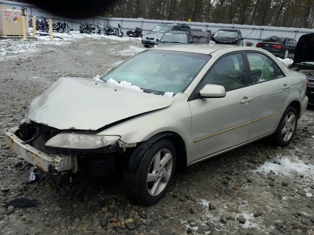 1YVFP80C945N79636 - 2004 MAZDA 6 I GOLD photo 2