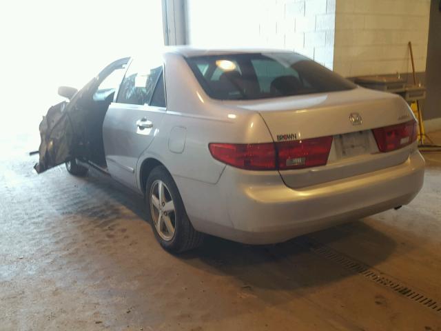 1HGCM66395A005321 - 2005 HONDA ACCORD LX SILVER photo 3