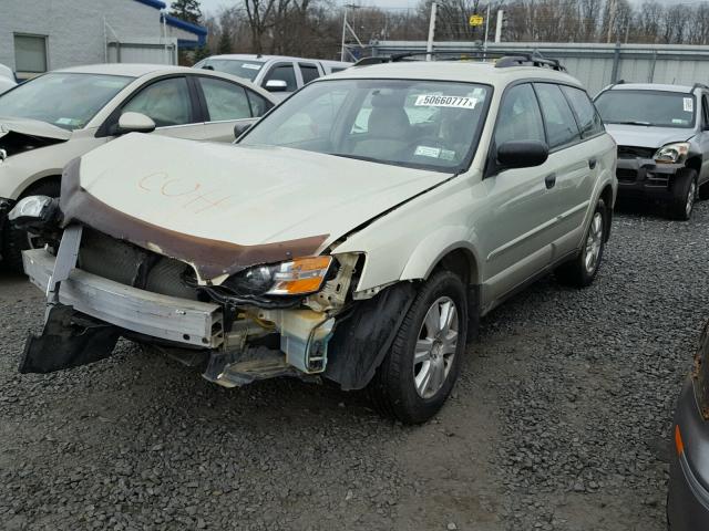 4S4BP61C557305813 - 2005 SUBARU LEGACY OUT GOLD photo 2