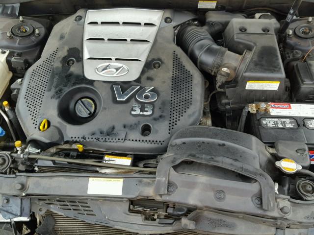 5NPEU46F17H210049 - 2007 HYUNDAI SONATA SE BLUE photo 7