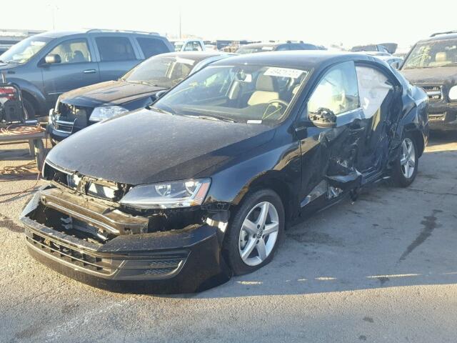 3VW167AJ2HM351646 - 2017 VOLKSWAGEN JETTA S BLACK photo 2