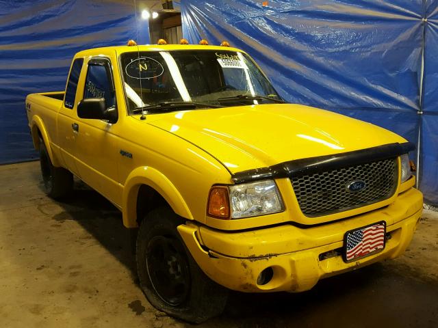 1FTZR15E81TA72782 - 2001 FORD RANGER SUP YELLOW photo 1