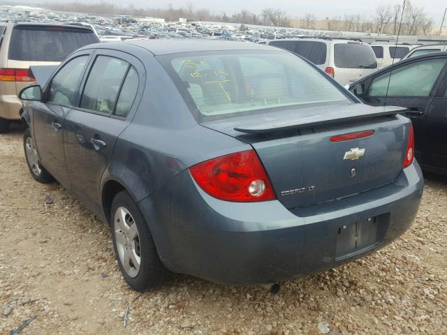 1G1AL55F577380968 - 2007 CHEVROLET COBALT LT BLUE photo 3