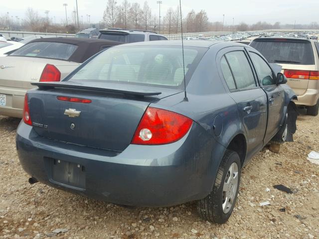 1G1AL55F577380968 - 2007 CHEVROLET COBALT LT BLUE photo 4