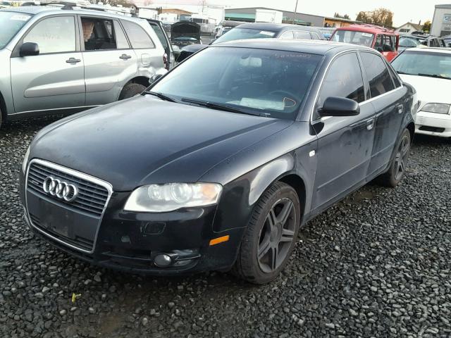 WAUDF78E76A088652 - 2006 AUDI A4 2.0T QU BLACK photo 2