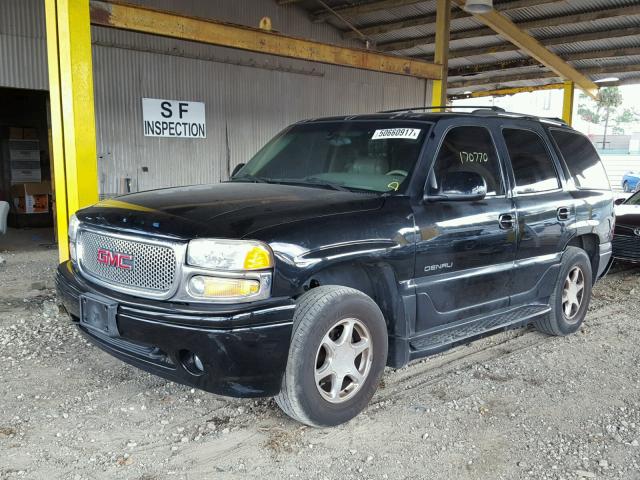 1GKEK63U32J216010 - 2002 GMC DENALI BLACK photo 2