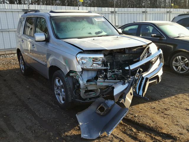 5FNYF4H70DB024493 - 2013 HONDA PILOT EXLN SILVER photo 1