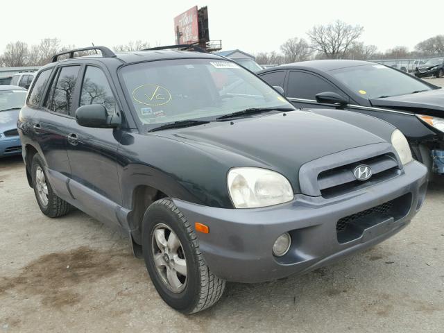 KM8SC13DX6U107235 - 2006 HYUNDAI SANTA FE G GREEN photo 1