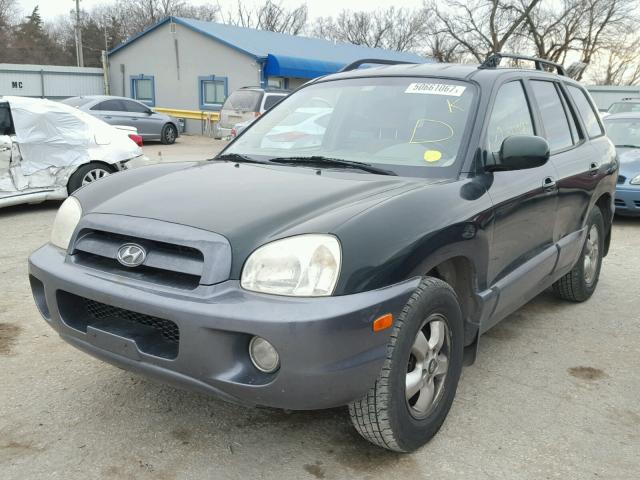 KM8SC13DX6U107235 - 2006 HYUNDAI SANTA FE G GREEN photo 2