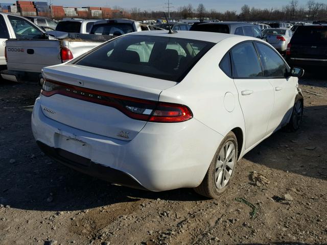 1C3CDFBB9ED890960 - 2014 DODGE DART SXT WHITE photo 4