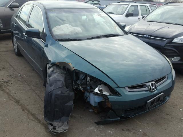 1HGCM55393A032575 - 2003 HONDA ACCORD LX GREEN photo 1