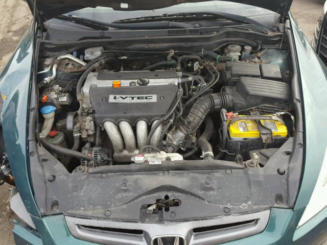 1HGCM55393A032575 - 2003 HONDA ACCORD LX GREEN photo 7