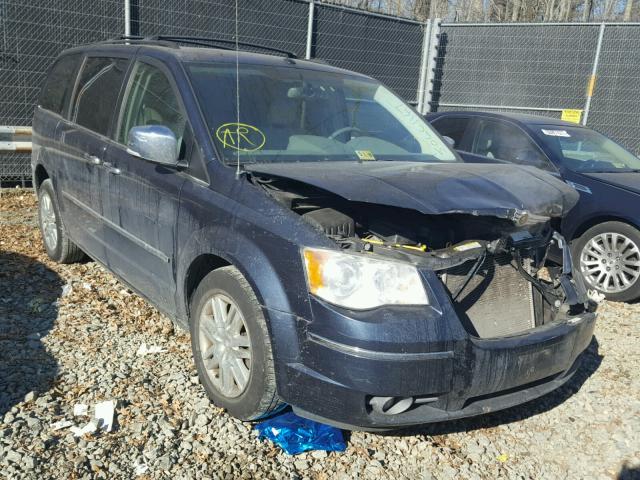 2A8HR64X18R106034 - 2008 CHRYSLER TOWN & COU BLUE photo 1