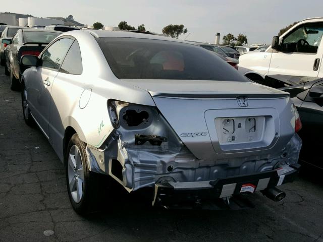 2HGFG11687H584783 - 2007 HONDA CIVIC LX SILVER photo 3