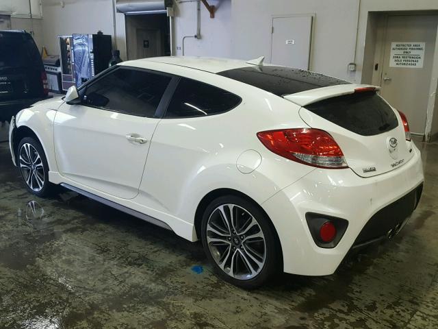 KMHTC6AE8GU295140 - 2016 HYUNDAI VELOSTER T WHITE photo 3