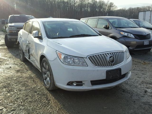 1G4GD5EG8AF185334 - 2010 BUICK LACROSSE C WHITE photo 1