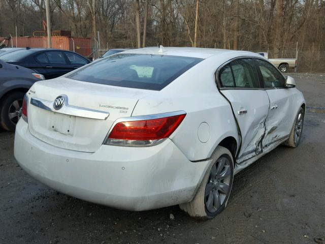 1G4GD5EG8AF185334 - 2010 BUICK LACROSSE C WHITE photo 4