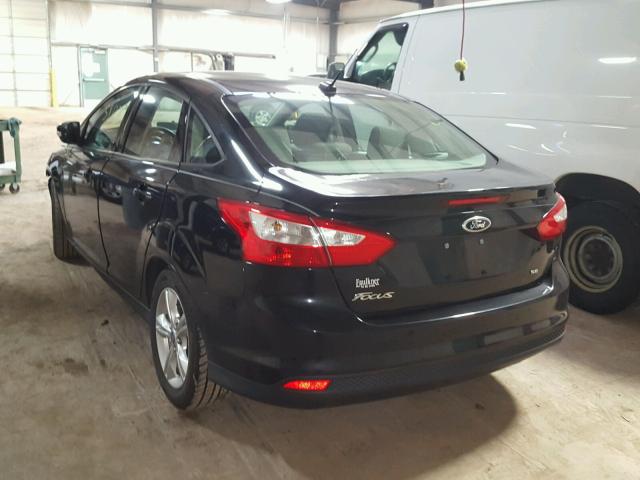 1FADP3F27DL135672 - 2013 FORD FOCUS SE BLACK photo 3