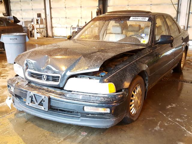 JH4KA7672PC017618 - 1993 ACURA LEGEND LS GREEN photo 2