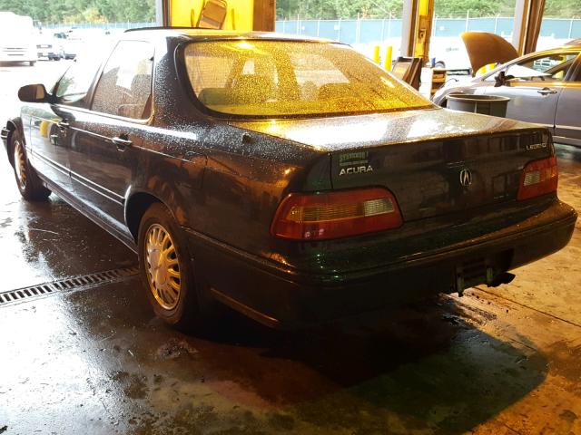 JH4KA7672PC017618 - 1993 ACURA LEGEND LS GREEN photo 3