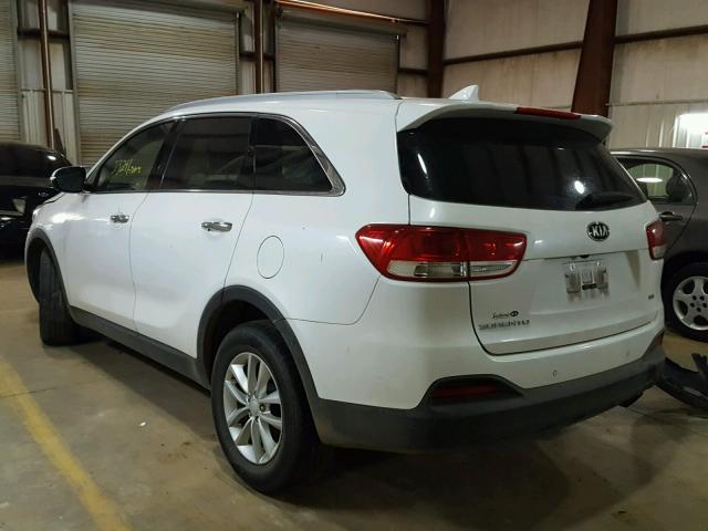 5XYPG4A31HG212647 - 2017 KIA SORENTO LX WHITE photo 3