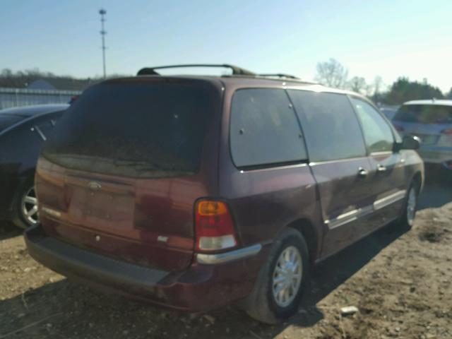 2FMZA5244XBA03876 - 1999 FORD WINDSTAR S BURGUNDY photo 3