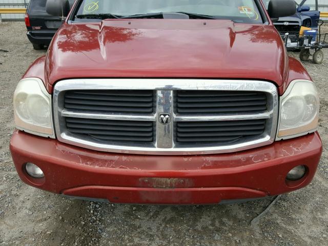 1D4HB58236F129987 - 2006 DODGE DURANGO LI BURGUNDY photo 7