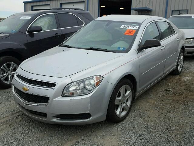 1G1ZB5E17BF320733 - 2011 CHEVROLET MALIBU LS SILVER photo 2