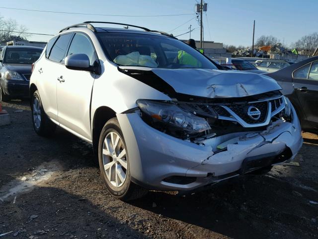 JN8AZ1MW8BW184820 - 2011 NISSAN MURANO S SILVER photo 1