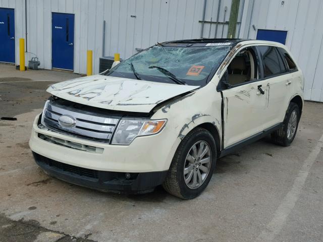 2FMDK39C67BA62386 - 2007 FORD EDGE SEL P BEIGE photo 2