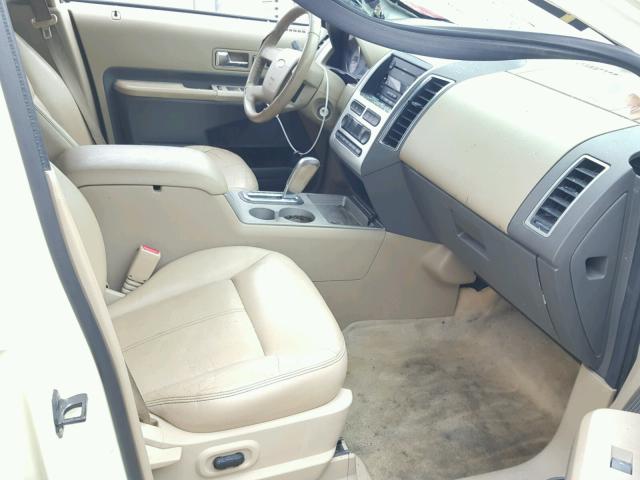 2FMDK39C67BA62386 - 2007 FORD EDGE SEL P BEIGE photo 5