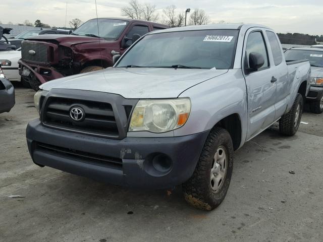 5TETX22N37Z449793 - 2007 TOYOTA TACOMA ACC SILVER photo 2