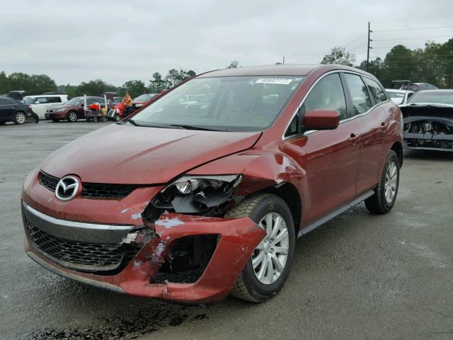 JM3ER2A55B0377225 - 2011 MAZDA CX-7 RED photo 2