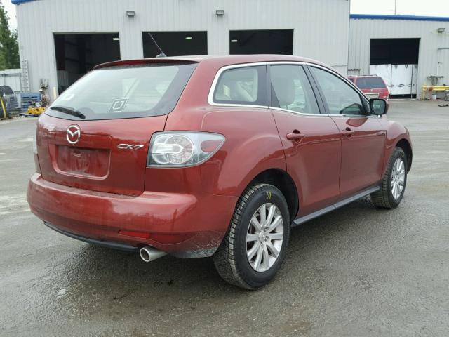 JM3ER2A55B0377225 - 2011 MAZDA CX-7 RED photo 4